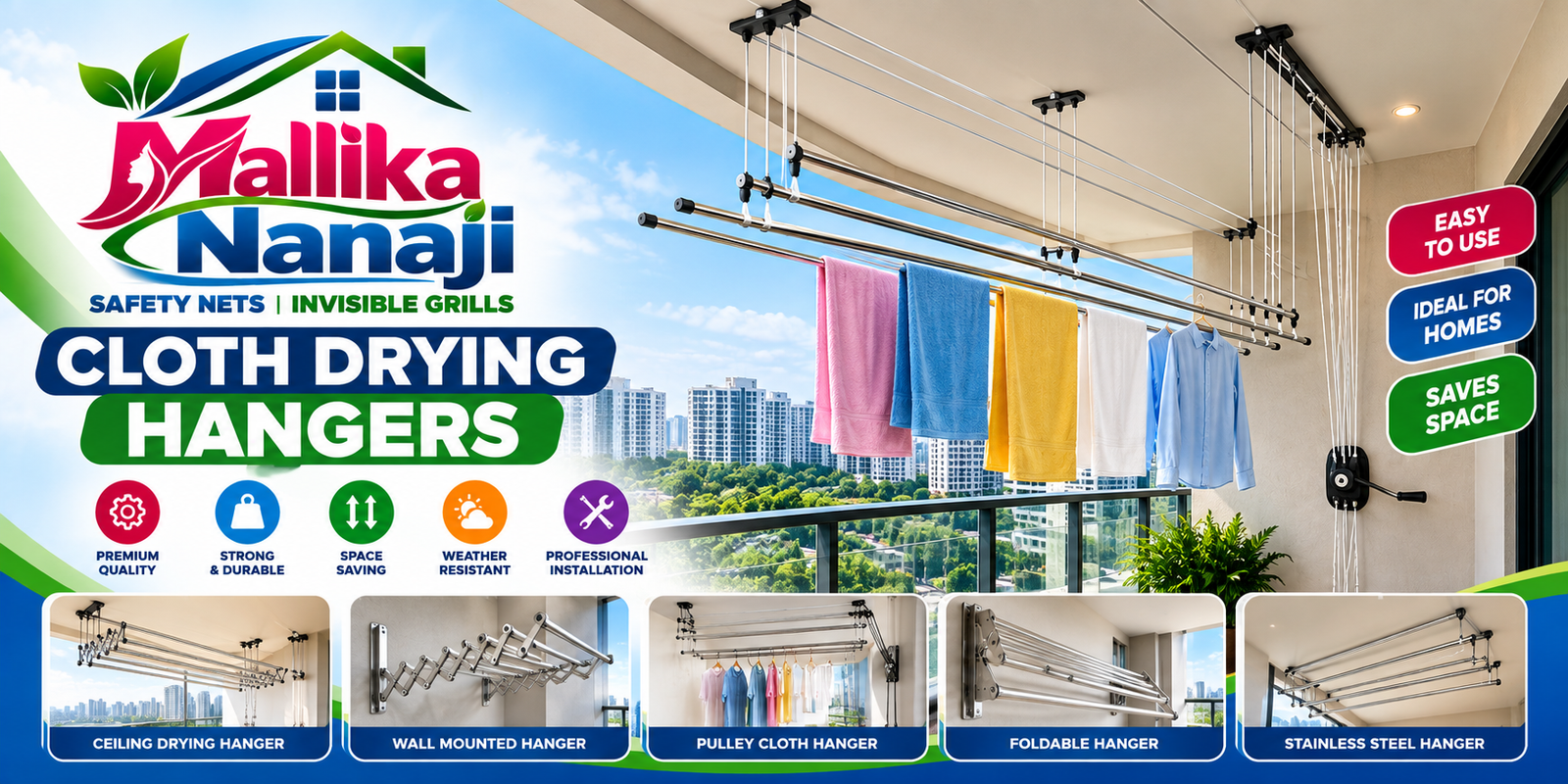 Mallika Nanaji Safety Nets & Invisible grills