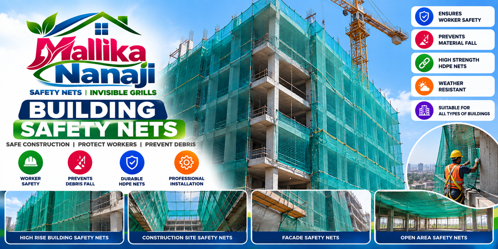 Mallika Nanaji Safety Nets & Invisible grills